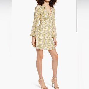 All in Favor Ruffle V-Neck
Long Sleeve Minidress
